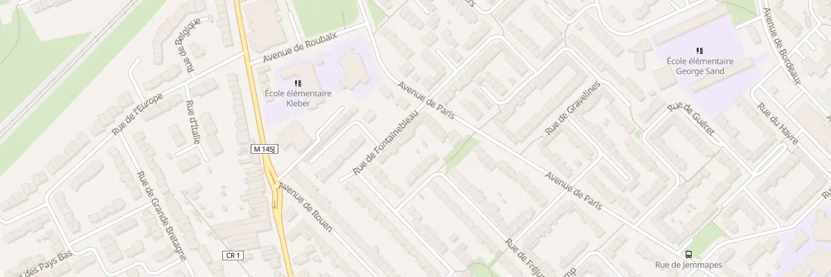 Plan du 17 Rue de Fontainebleau à Faches-Thumesnil