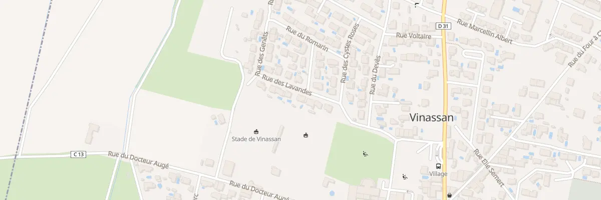 Plan du 7 Rue des Lavandes à Vinassan