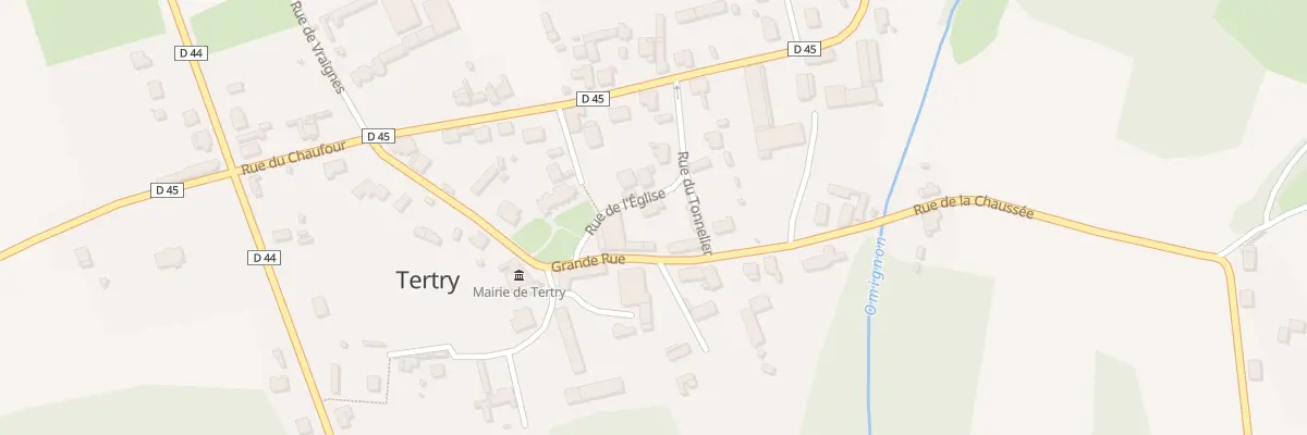 Plan du 2 Rue de l’Eglise à Tertry