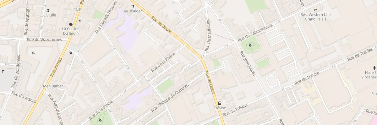 Plan du 86 Rue de Douai à Lille