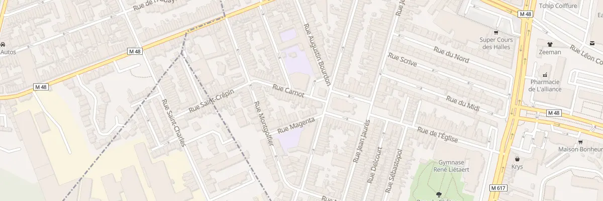 Plan du 9 Rue Carnot à Marcq-en-Barœul