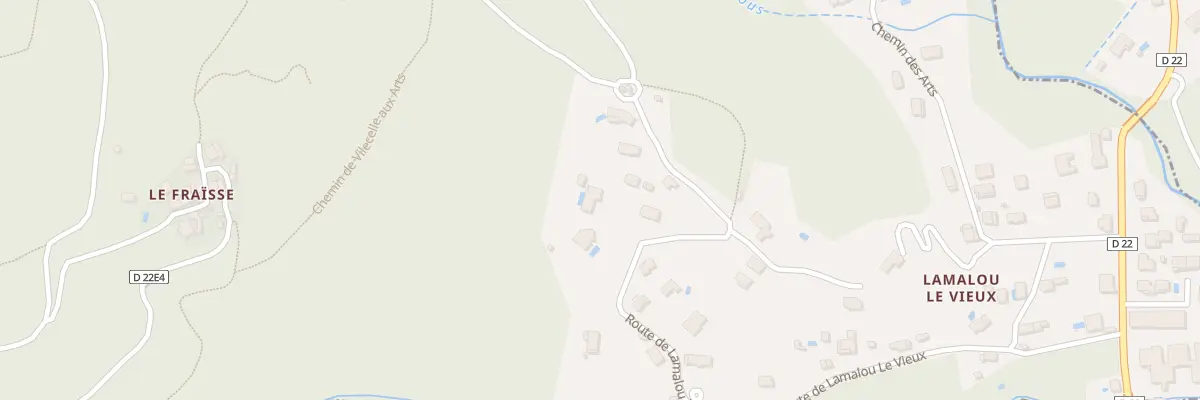 Plan du 5166F Lamalou le Vieux à Combes