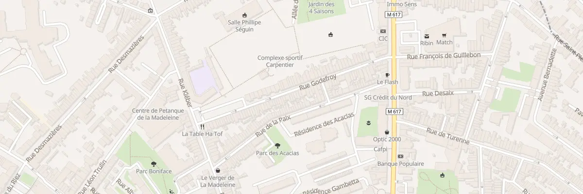 Plan du 59 Rue Godefroy à La Madeleine