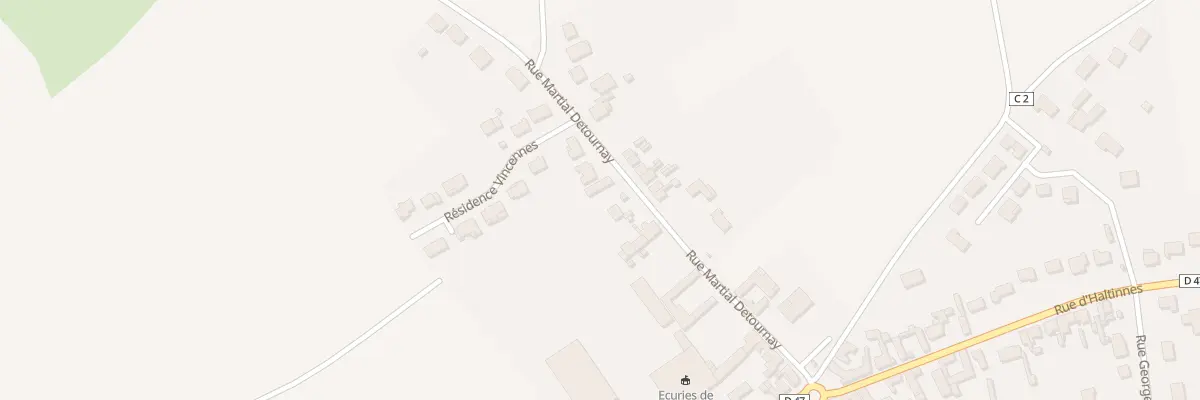 Plan du 113 Rue Martial Detournay à Hamel
