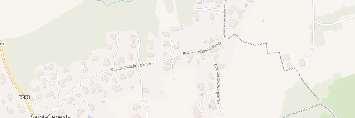 Plan du 32 Rue des Moulins Blancs à Malauzat