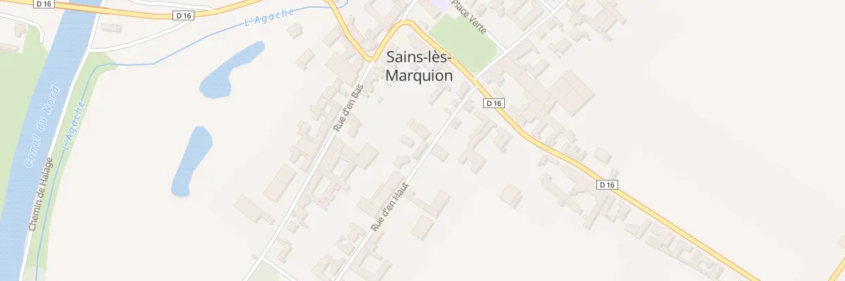 Plan du 2B Rue d’En Haut à Sains-lès-Marquion
