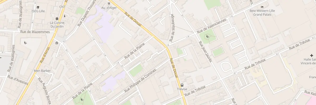 Plan du 90 Rue de Douai à Lille
