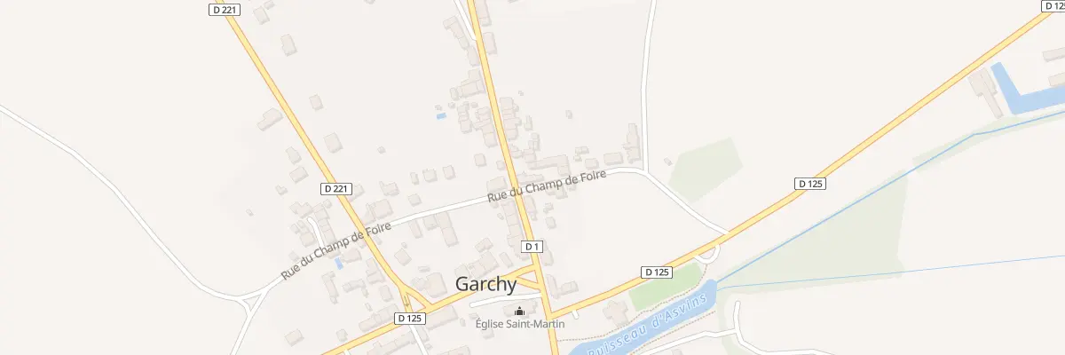 Plan du 10 Rue de Donzy à Marzy
