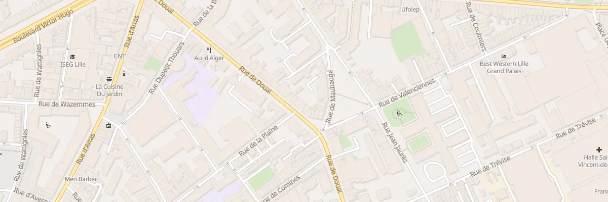 Plan du 65 Rue de Douai à Lille