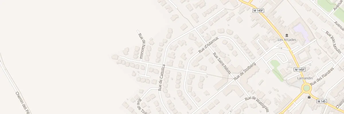 Plan du 12 Rue Cattolica à Faches-Thumesnil