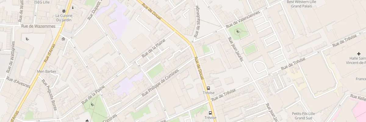 Plan du 97 Rue Philippe de Comines à Lille