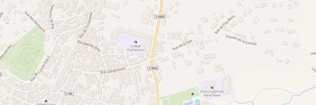 Plan du 18 Av Etienne Clémentel à Châtel-Guyon
