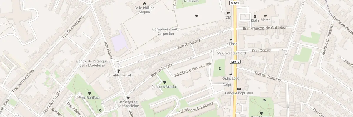 Plan du 54 Rue de la Paix à La Madeleine