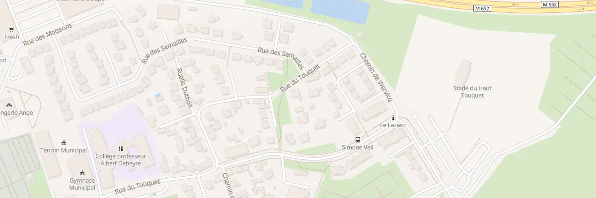 Plan du 88 Rue du Touquet à Marquette-lez-Lille