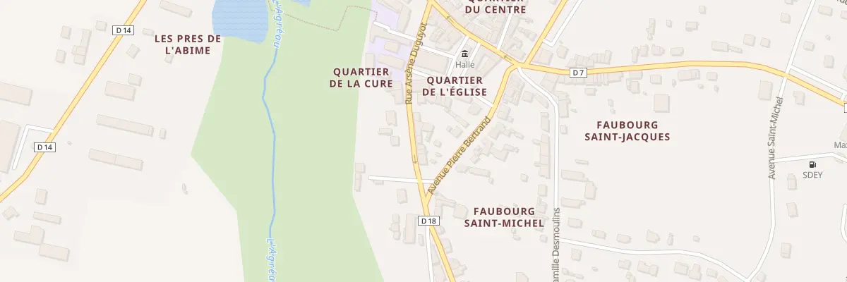 Plan du 14 Rue Arsène Duguyot à Champignelles