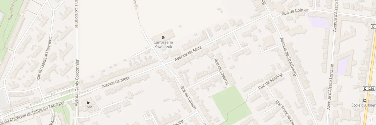Plan du 223 Av de Metz à Douai