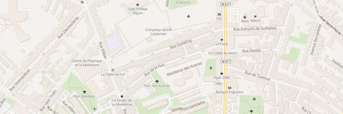 Plan du 50 Rue de la Paix à La Madeleine
