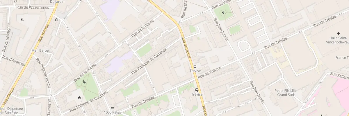 Plan du 104 Rue de Douai à Lille