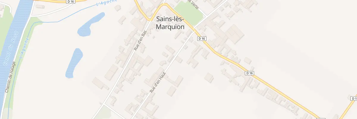 Plan du 3 Rue d’En Haut à Sains-lès-Marquion