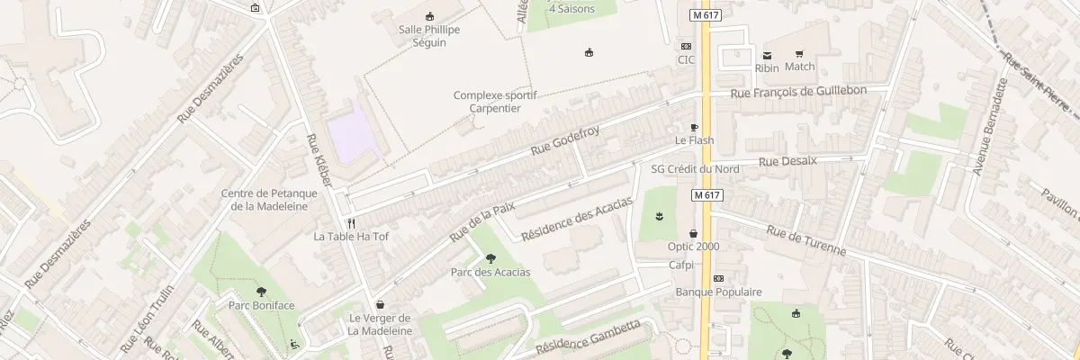 Plan du 48 Rue de la Paix à La Madeleine
