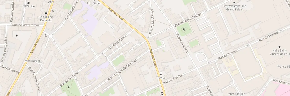 Plan du 96 Rue de Douai à Lille