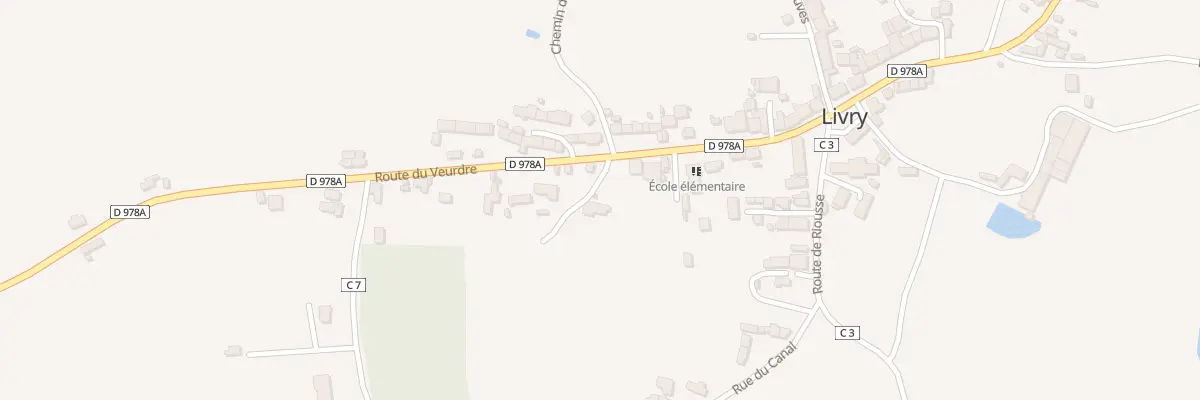 Plan du 2 Che de la Bafelle à Livry