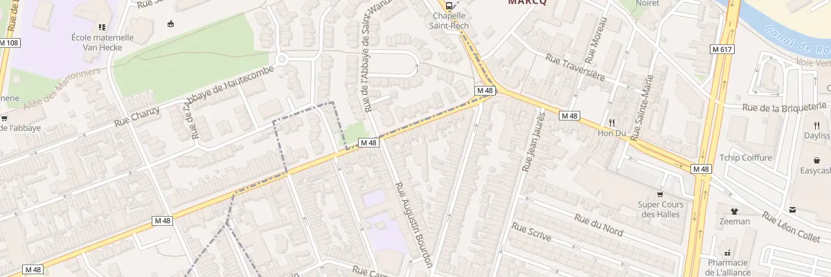 Plan du 75 Rue Jules Guesde à Marcq-en-Barœul