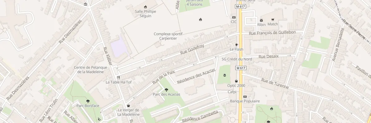 Plan du 46 Rue de la Paix à La Madeleine