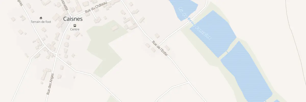 Plan du 212 Rue de l’Enfer à Caisnes