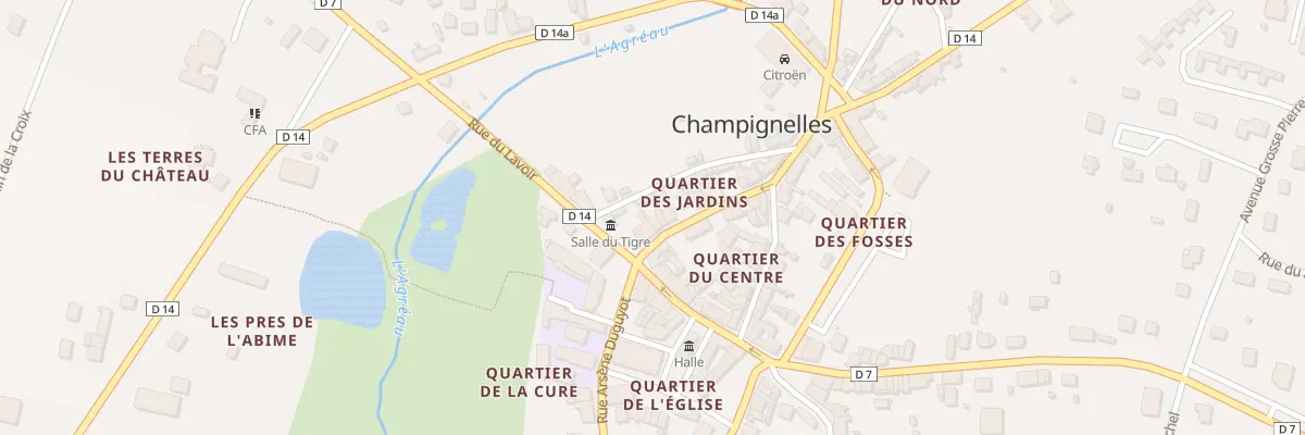 Plan du 19 Rue Montesquieu à Champignelles
