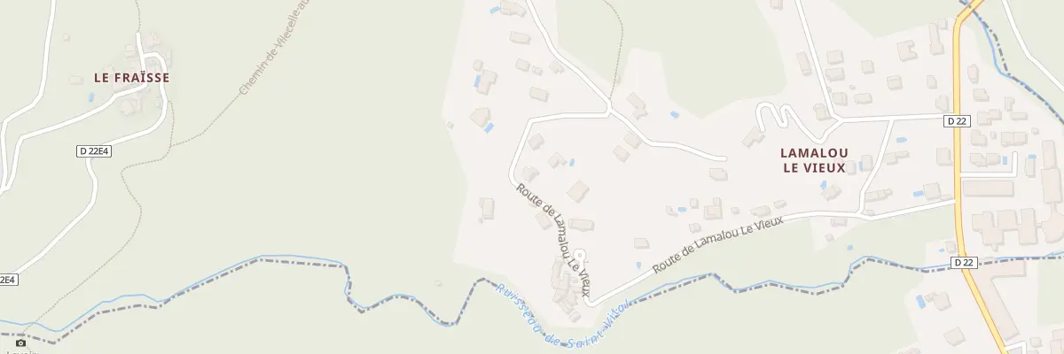 Plan du 30 Lamalou le Vieux à Combes