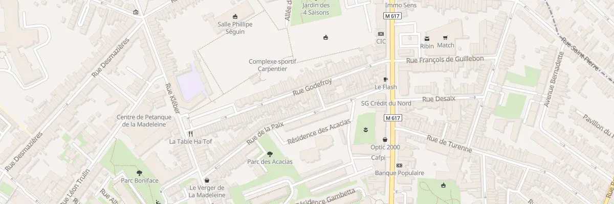 Plan du 45 Rue Godefroy à La Madeleine
