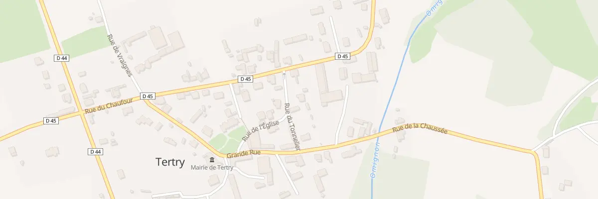 Plan du 3 Rue du Tonnelier à Tertry