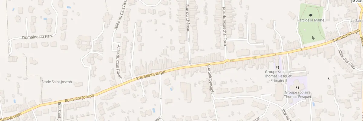 Plan du 72B Rue Saint-Joseph à Bousbecque