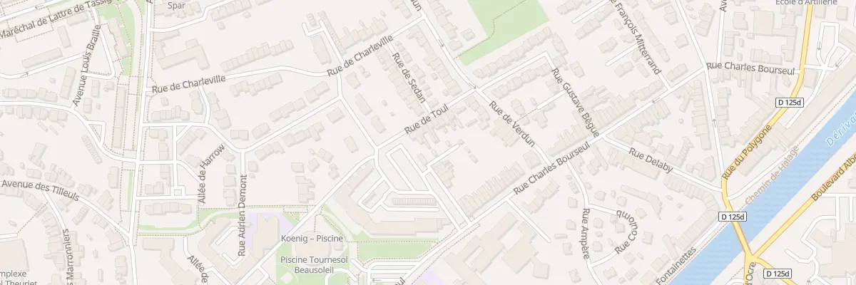 Plan du 69 Rue de Toul à Douai