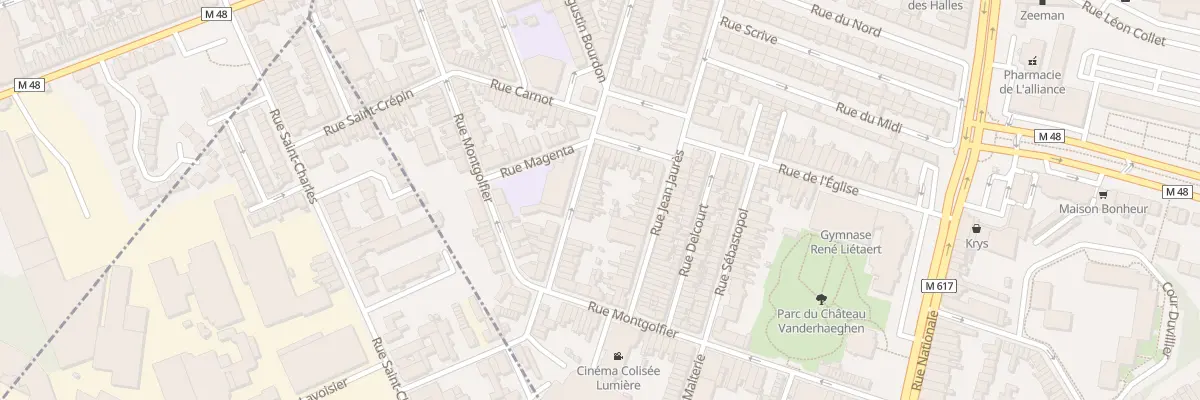 Plan du 95 Rue Jacquard à Marcq-en-Barœul
