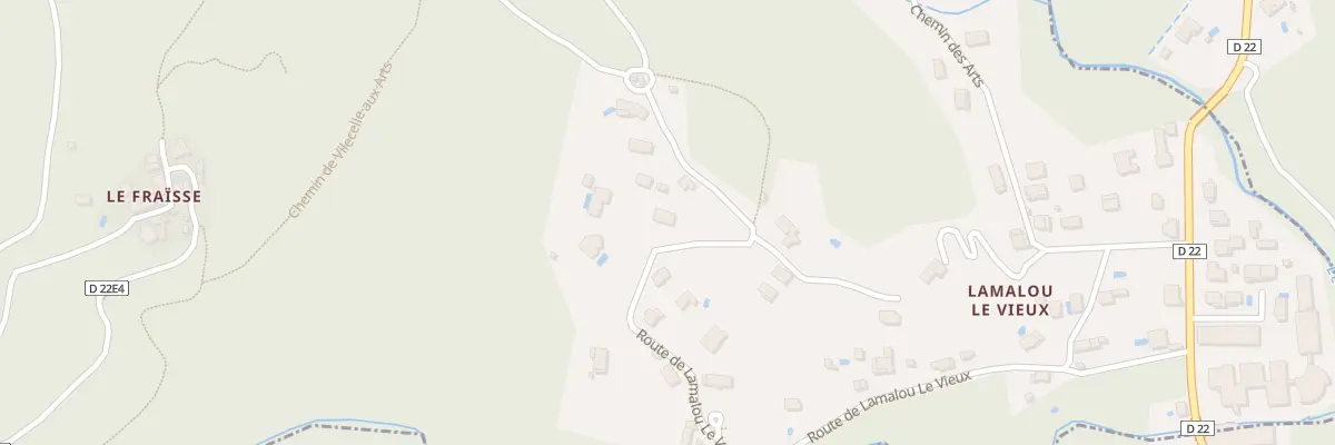 Plan du 5159 Lamalou le Vieux à Combes