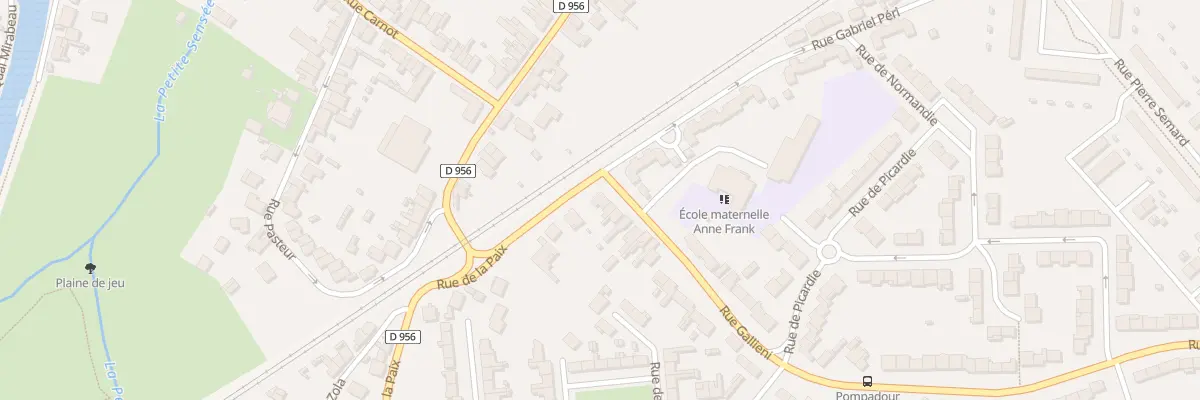 Plan du 1187 Rue Gallieni à Lambres-lez-Douai