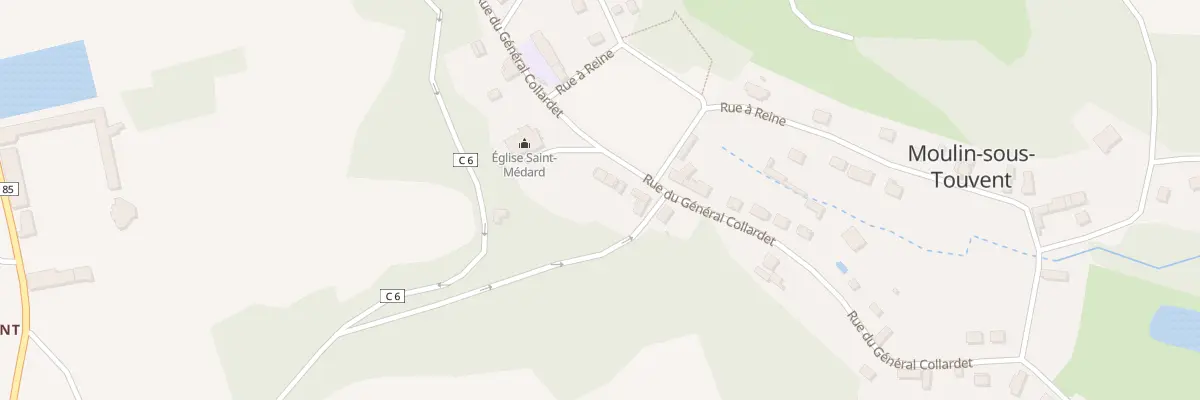 Plan du 11 Rue du Général Collardet à Moulin-sous-Touvent
