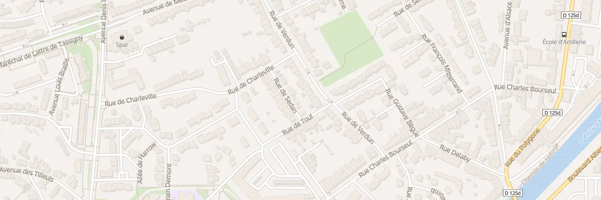Plan du 141 Rue de Verdun à Douai