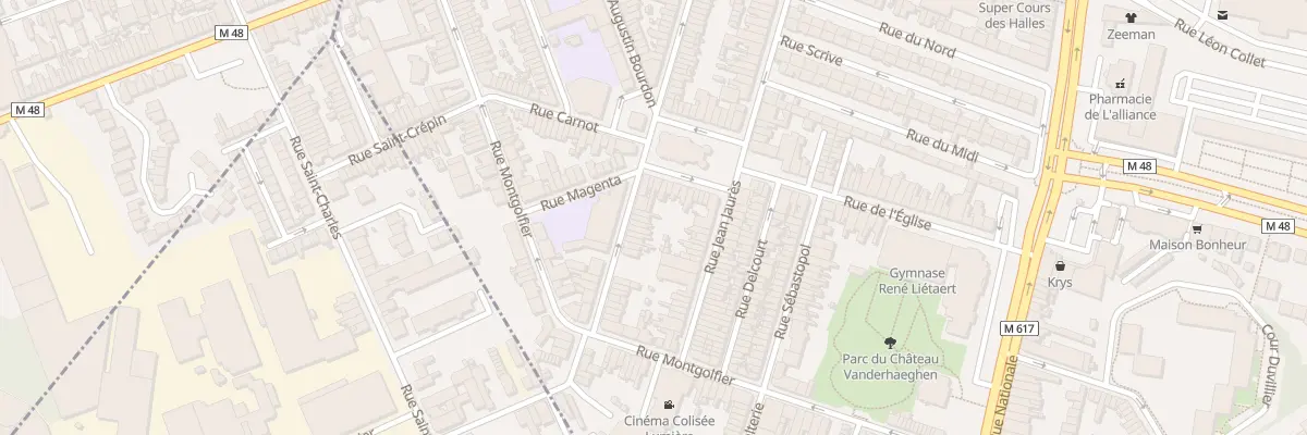 Plan du 89 Rue Jacquard à Marcq-en-Barœul