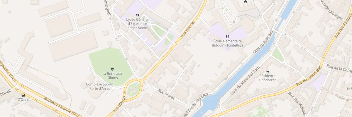 Plan du 15 Rue de la Blanchisserie à Douai