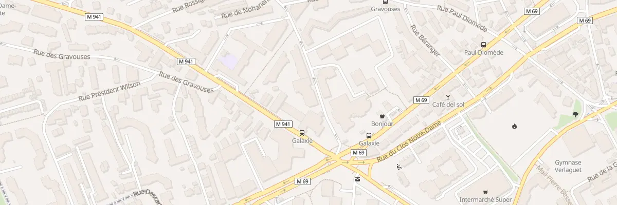 Plan du 7 Rue de Nohanent à Clermont-Ferrand