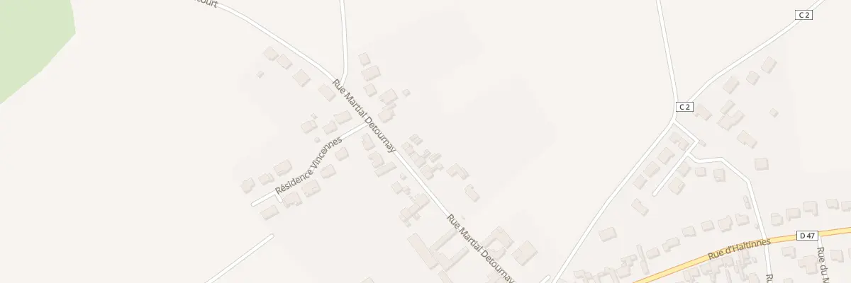 Plan du 111 Rue Martial Detournay à Hamel