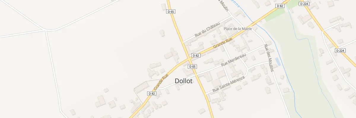 Plan du 17 Gr Grande Rue à Dollot