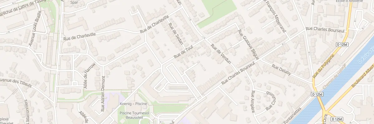 Plan du 61 Rue de Toul à Douai