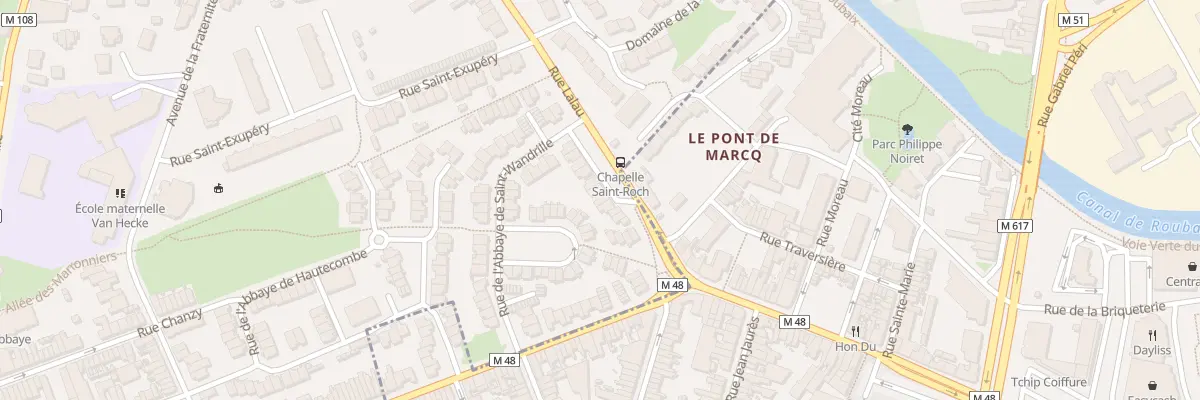 Plan du 240 Rue Lalau à Marquette-lez-Lille