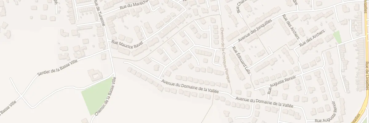 Plan du 36 Av du Domaine de la Vallée à Bousbecque