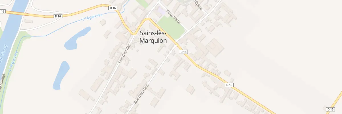 Plan du 1 Rue d’En Haut à Sains-lès-Marquion