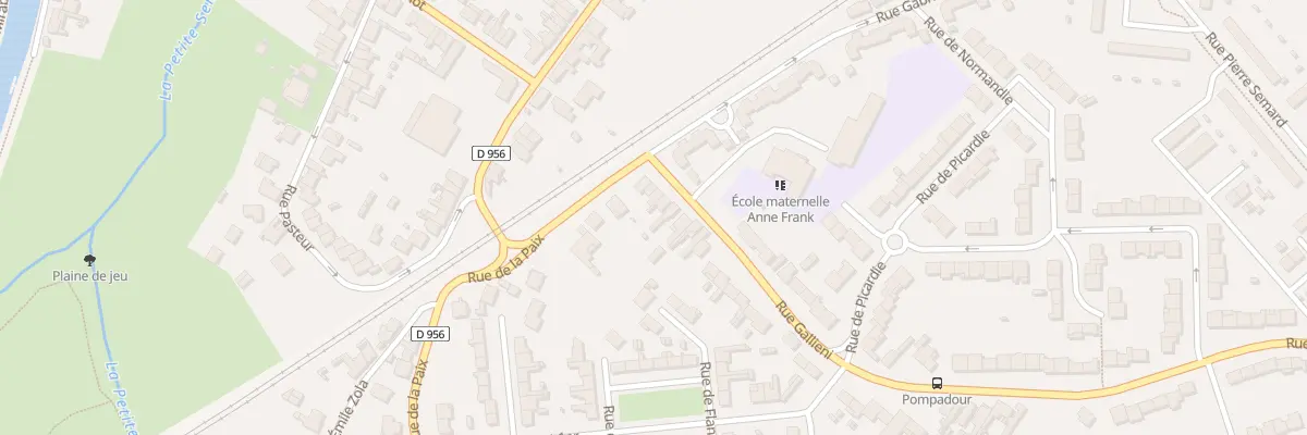Plan du 1165 Rue Gallieni à Lambres-lez-Douai